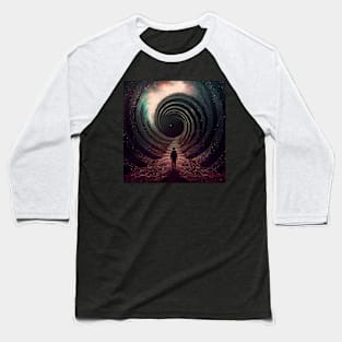 Wandering Deeper In The Void Baseball T-Shirt